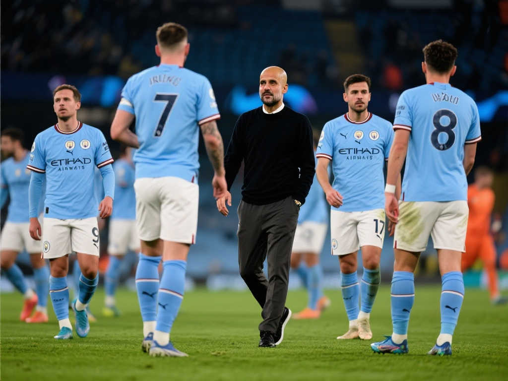 曼城遭遇空前危机,瓜迪奥拉筹划长远重建计划 曼城遭遇空前危机,瓜迪奥拉筹划长远重建计划