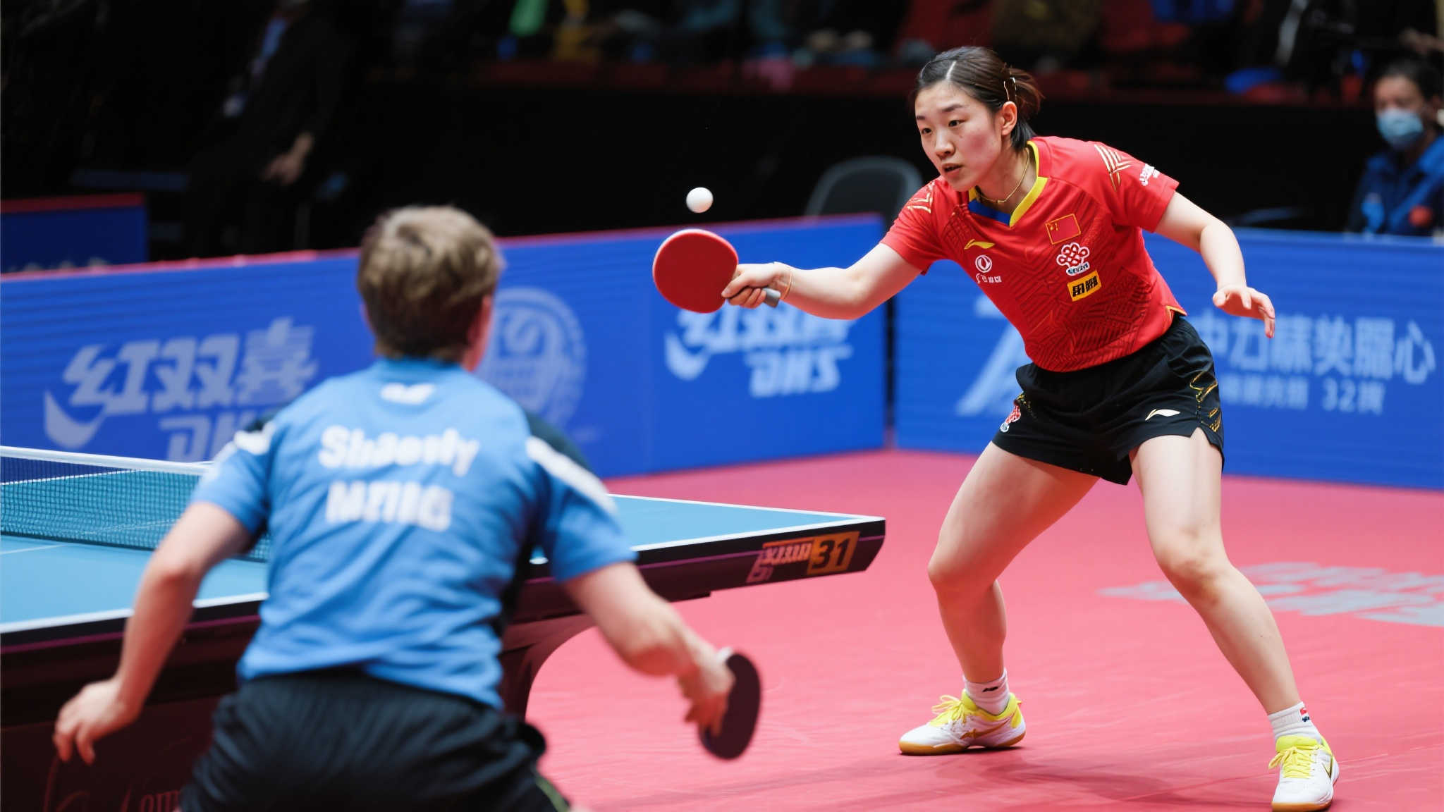 (体育)乒乓球——多哈世乒赛:王艺迪顺利闯入女单32强 (体育)乒乓球——多哈世乒赛:王艺迪顺利闯入女单32强