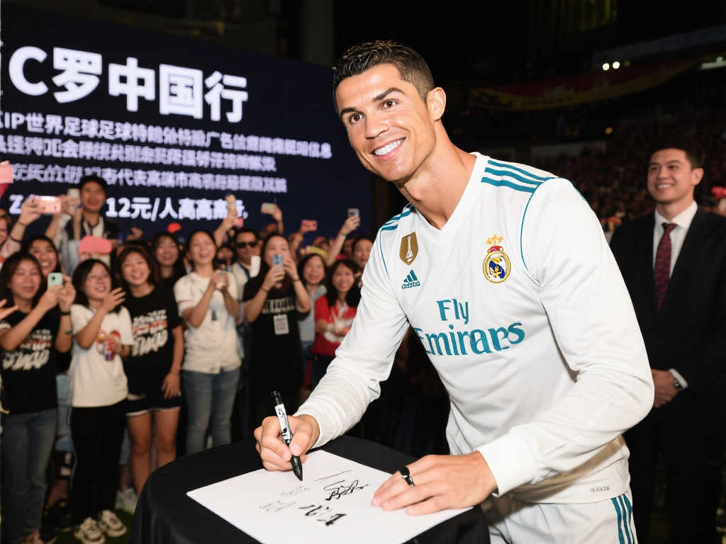 C罗中国行粉丝见面会传闻：12万元可近距离握手互动